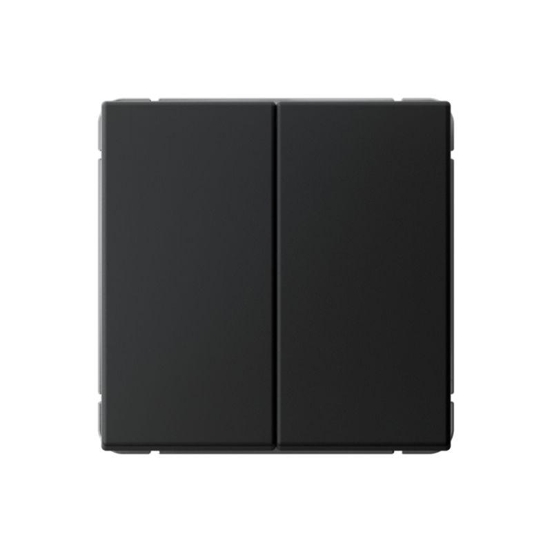  Выключатель кнопочный 2-кл. ArtGallery 10AX быстрозажим. клем. механизм карбон SE GAL001017S фото в каталоге от BTSprom.by