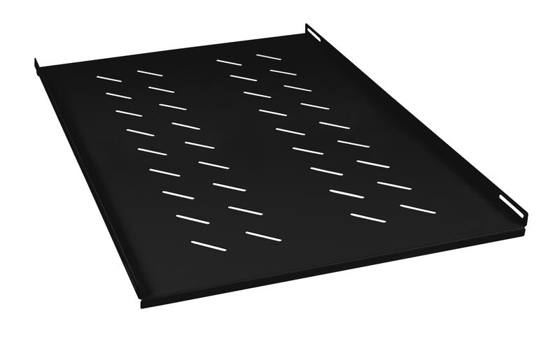 полка 19дюйм перфорированная sh-j018-fc-1000-100kg-bk глубиной 700мм для напольных шкафов глубиной 1000мм усиленная до 100кг черн. (ral 9004) cabeus 8625c от BTSprom.by