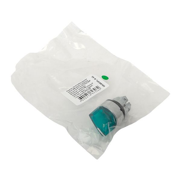  Механизм переключателя исполнительный XB4 IP65 на 3 положения с фиксацией с подсветкой с короткой ручкой зел. EKF XB4BD3FL-G-65 фото в каталоге от BTSprom.by