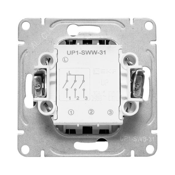  Выключатель 3-кл. СП Эпика механизм черн. EKF UP1-SWB-31 фото в каталоге от BTSprom.by