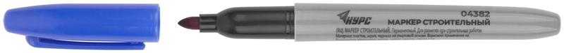  Маркер строительный перманентный син. КУРС 04382 фото в каталоге от BTSprom.by