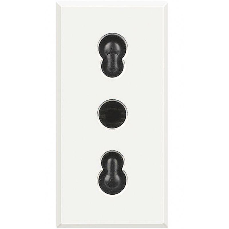 розетка 1-м сп 1мод. axolute 16а ip20 250в 2p+e экранир. контакты бел. leg btc hd4180 от BTSprom.by