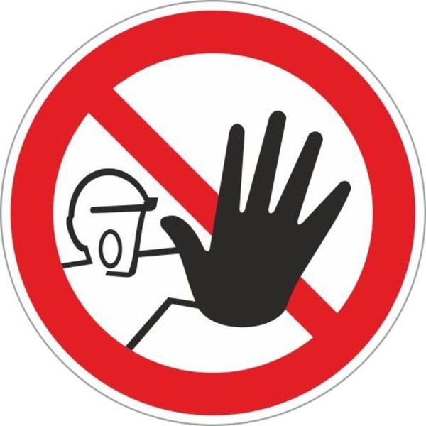 знак светоотражающий p 06 "доступ посторонним запрещен" 200х200мм пластик ekf pn-p-06-s от BTSprom.by