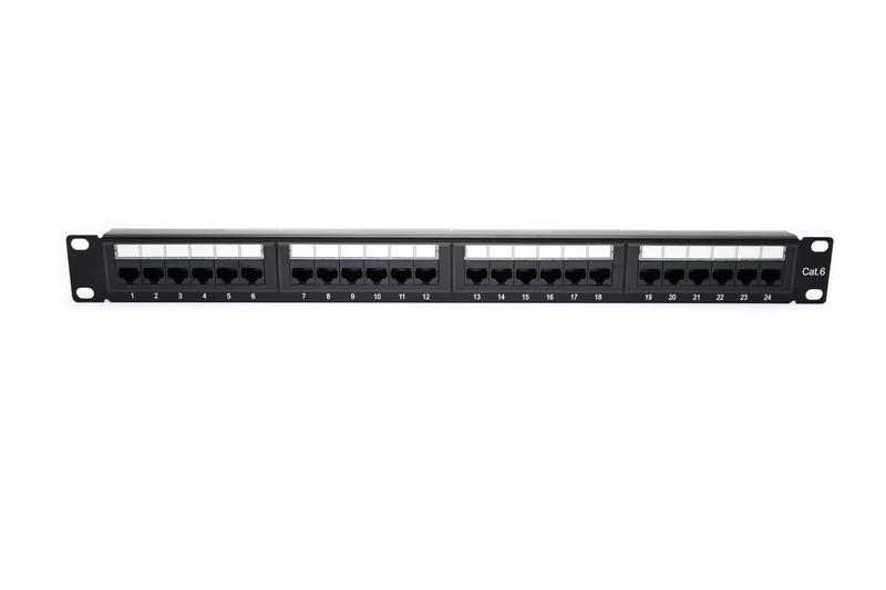 патч-панель 19 1u кат.6 неэкранир. 24 порта rj45 dual idc tokov electric tke-pp-6-1u-24p-utp от BTSprom.by