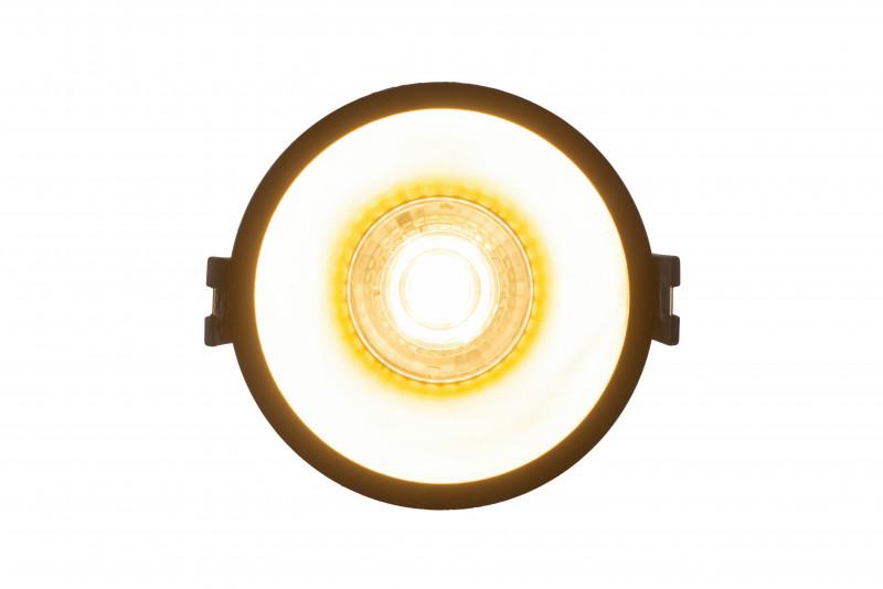  Светильник 10Вт GU5.3 IP20 LED встраив. пластик черн./зол. DENKIRS 593127 фото в каталоге от BTSprom.by