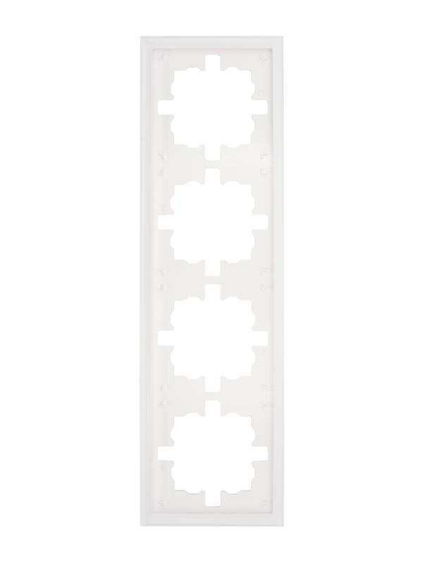 рамка 4-м акриловая zima универсальная бел. матов.. lezard 704-5380-149 от BTSprom.by