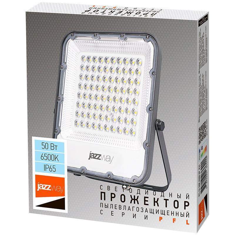прожектор светодиодный pfl-s4 100вт 6500к ip65 80град. с линзовым модулем jazzway 5036437 от BTSprom.by