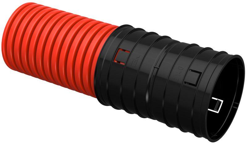 труба гофрированная двустенная пнд жесткая d140мм (уп.6м) elasta iek ea-tg13-2-1-2-140-006-k04 от BTSprom.by