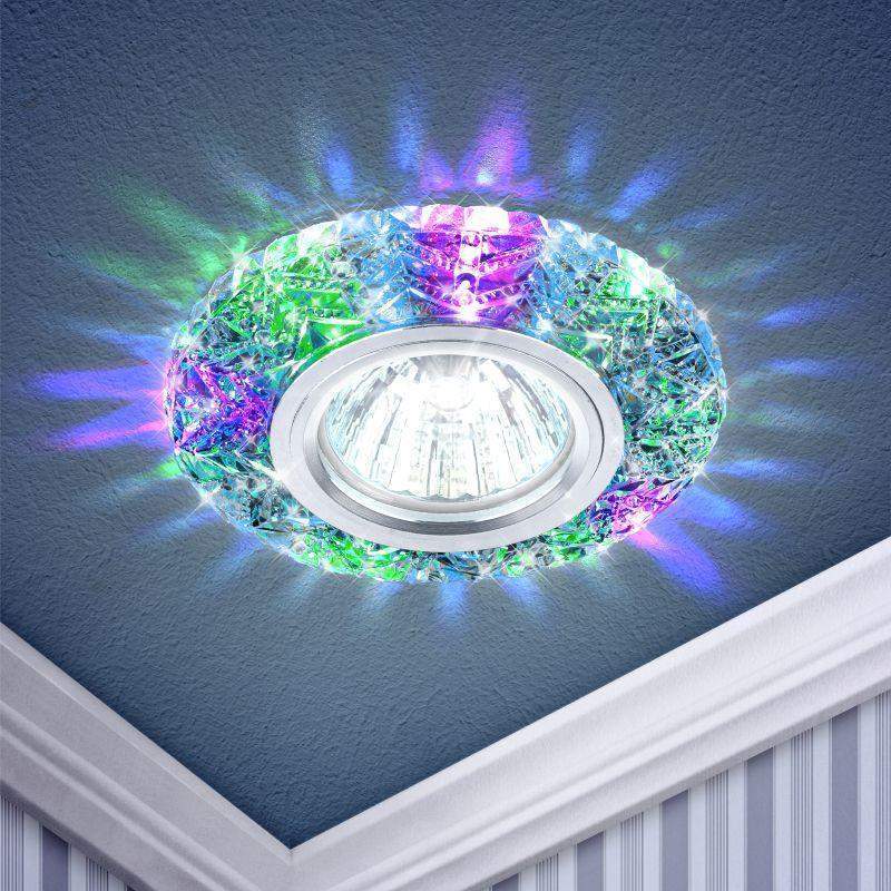 светильник dk ld4 sl/rgb декор со светодиодной подсветкой (мультиколор) прозр. эра б0019207 от BTSprom.by