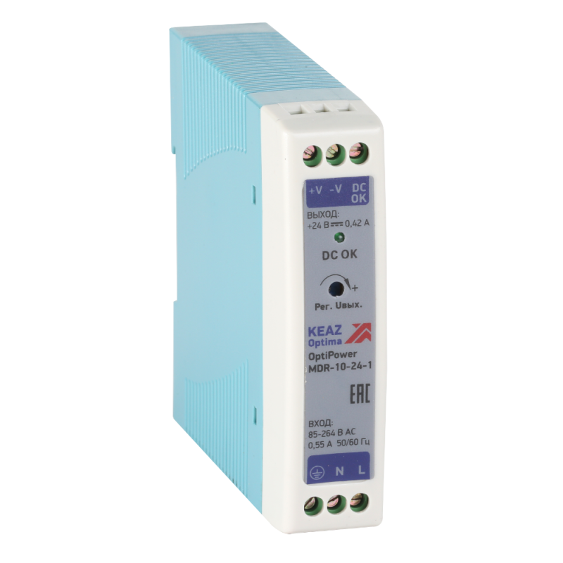 блок питания optipower mdr-10-24-1 кэаз 284538 от BTSprom.by