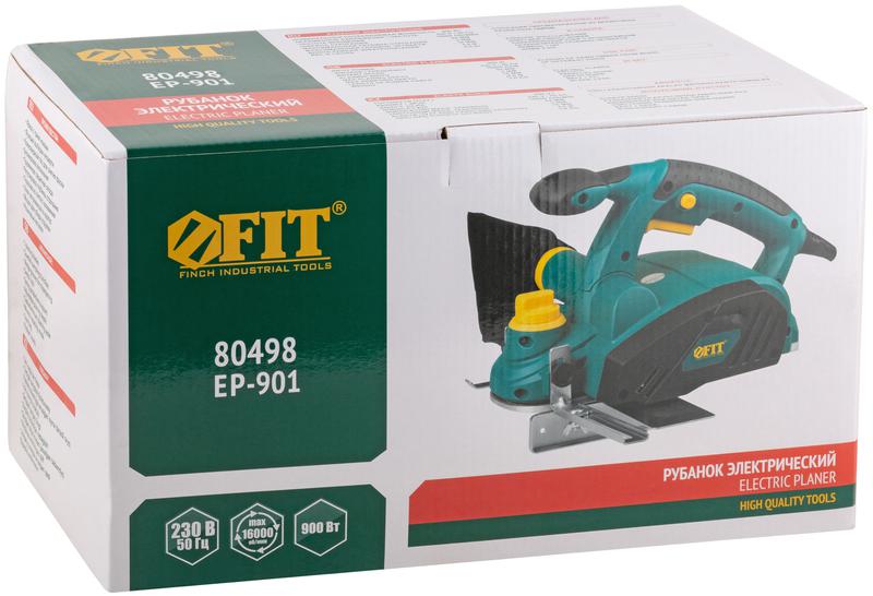  Рубанок 900Вт 16000об/мин 82мм 0-3.0мм; паз 0-16мм; прав. выброс; опора алюм. FIT 80498 фото в каталоге от BTSprom.by
