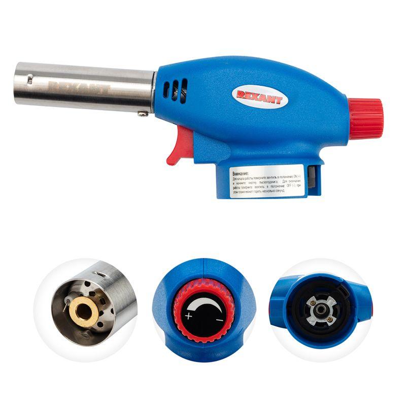  Горелка-насадка газовая GT-24 с пьезоподжигом REXANT 12-0024 фото в каталоге от BTSprom.by