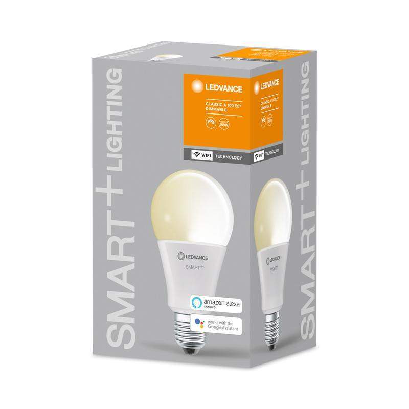 лампа светодиодная smart+ wifi classic dimmable 100 14вт/2700к e27 ledvance 4058075485471 от BTSprom.by
