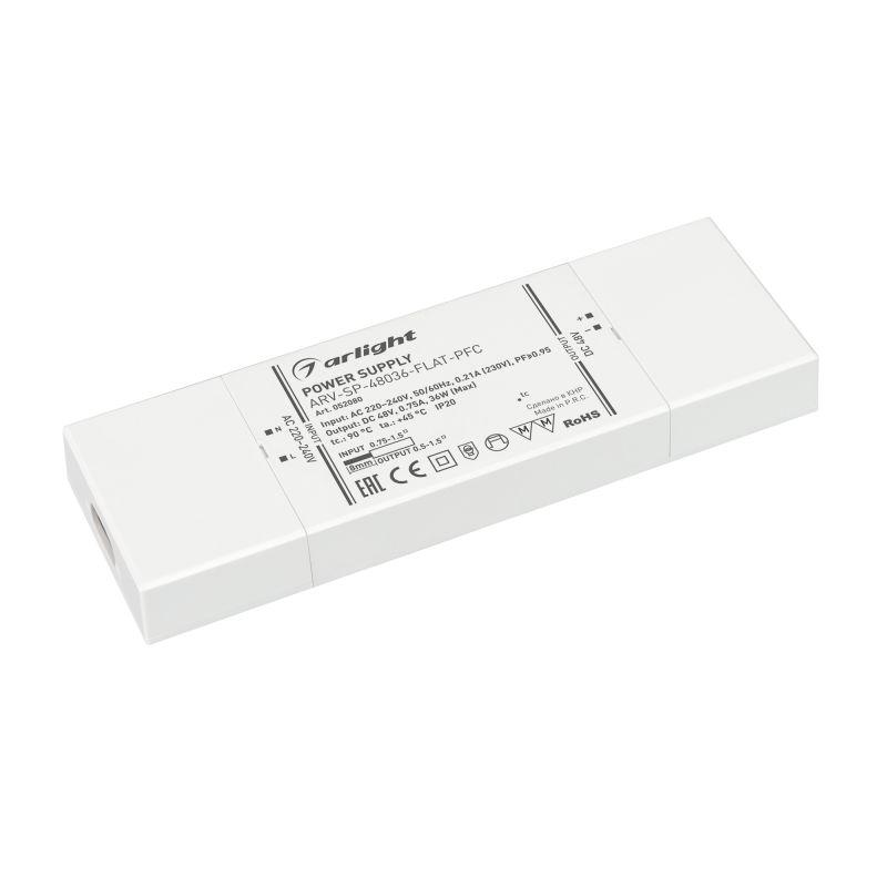 блок питания arv-sp-48036-flat-pfc 48в 0.75а 36вт ip20 пластик arlight 052080 от BTSprom.by