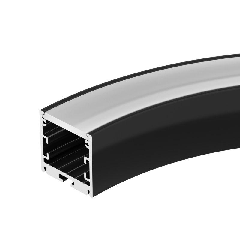 профиль sl-arc-3535-d320-a90 black (дуга 1 из 4) алюм. arlight 032676 от BTSprom.by
