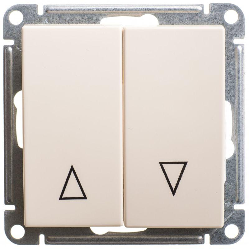 выключатель для жалюзи 2-кл. сп w59 10а 10ax с механич. блокировкой механизм сл. кость se vs410-253-2-86 от BTSprom.by