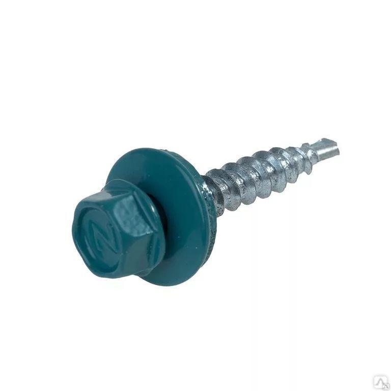 саморез кр 4.8х35 p ral 5021 (уп.1000шт) tech-krep/zitar 905638 от BTSprom.by