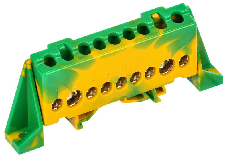 шина pe "земля" в комб. изол. "стойка" 8х12-9-жз tekfor iek tf-nn20-09-dp-k52 от BTSprom.by