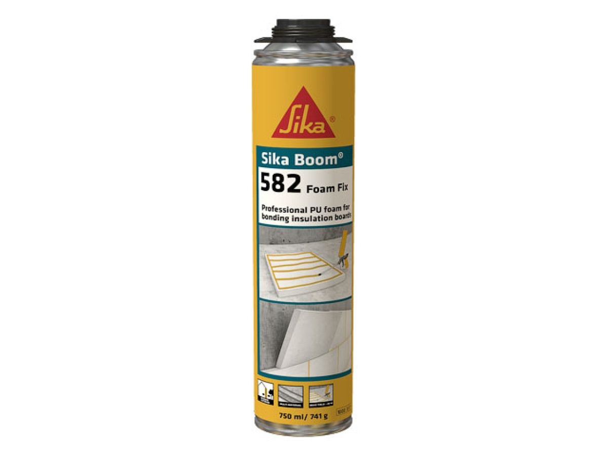 клей-пена полиуретановая професс. sika boom - 582 foam fix (750 мл) 7612895602752 от BTSprom.by