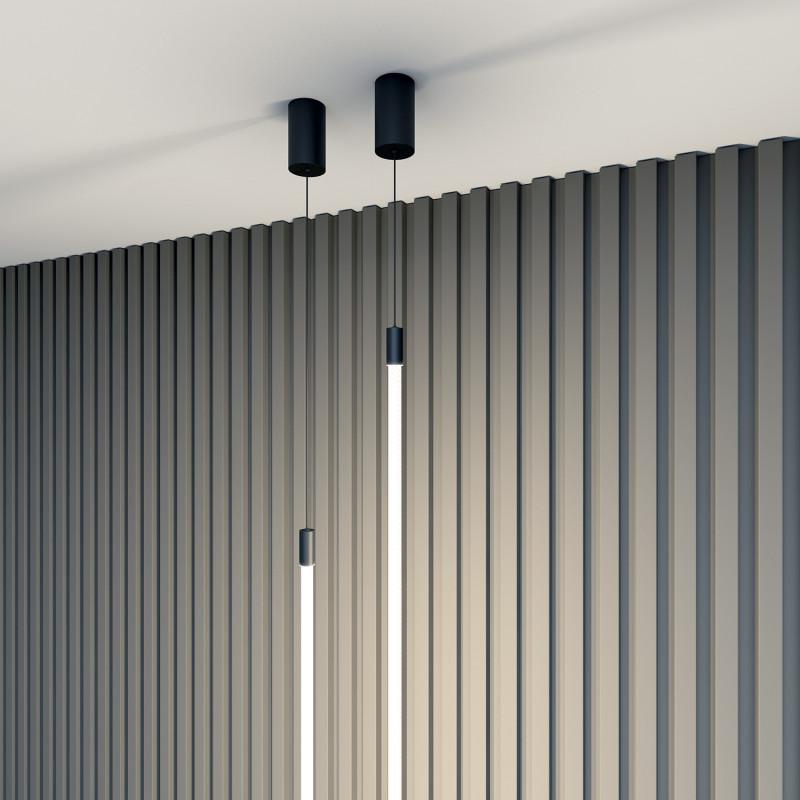  Светильник FLEX 31Вт 3000К IP20 24В DC 360град. подвесной трос в оплетке со светодиодом черн. DENKIRS 732104 фото в каталоге от BTSprom.by