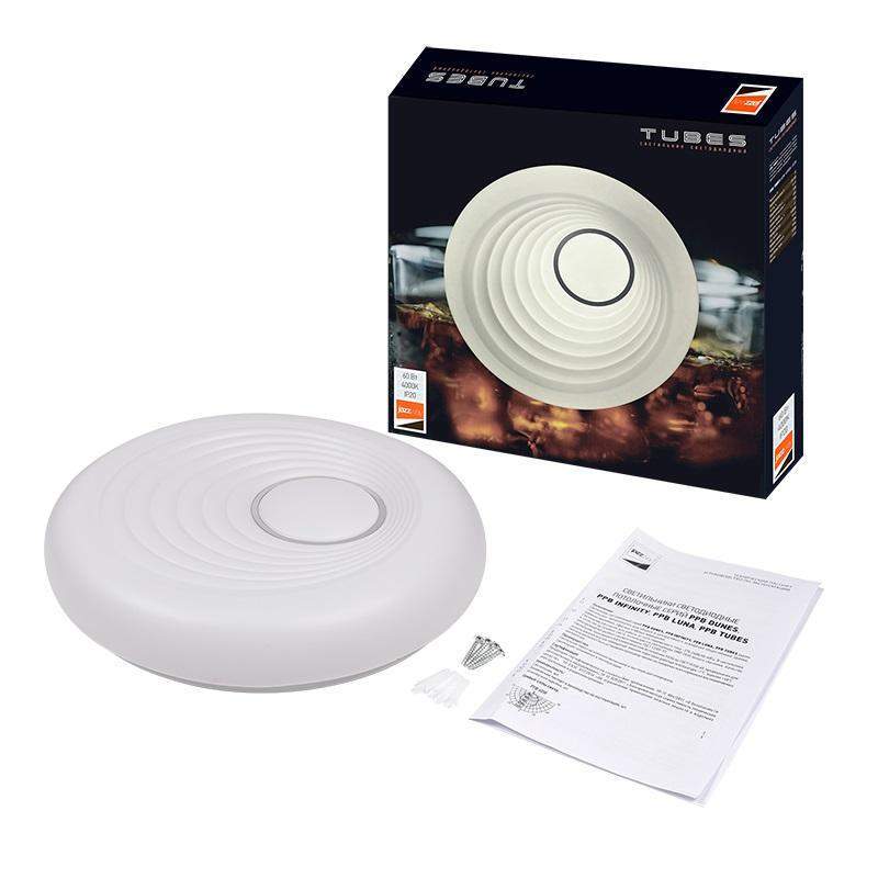  Светильник светодиодный PPB TUBES 60Вт 4000К IP20 d480х80 настенно-потолочный бытовой JazzWay 5049499 фото в каталоге от BTSprom.by