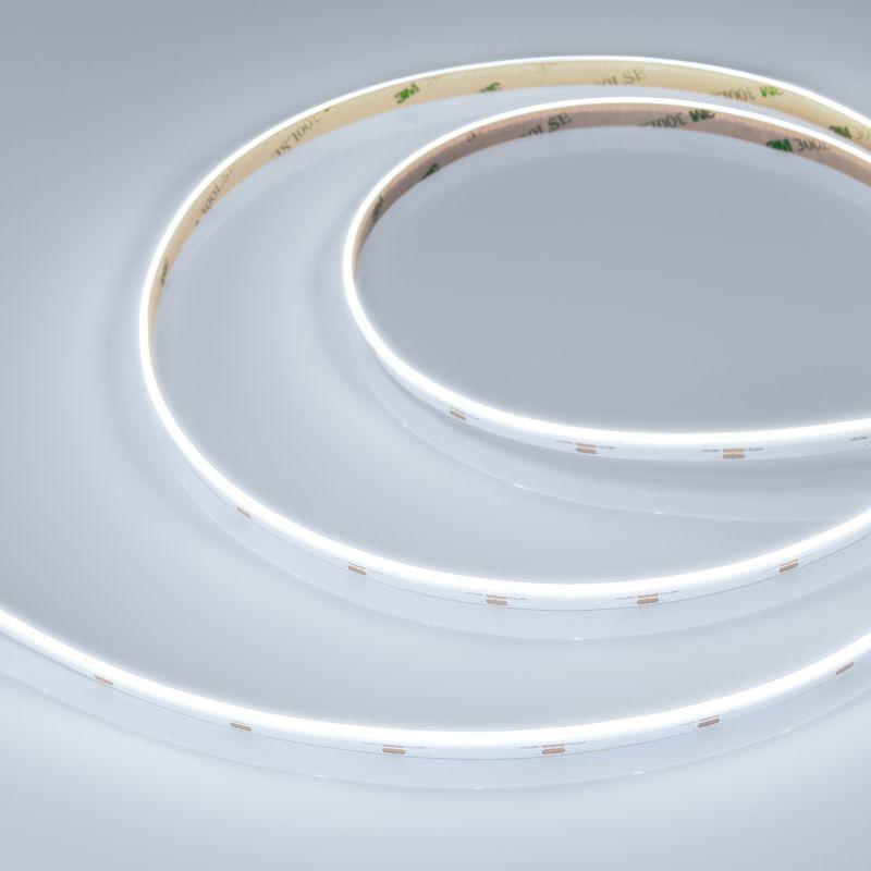 лента светодиодная cob-s-x480-8mm 24v white 6000к 6вт/м ip20 боков. свечение (уп.5м) arlight 046901 от BTSprom.by