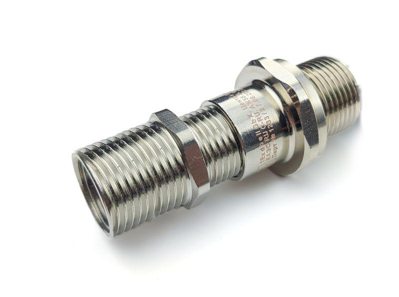 ввод кабельный ех вкв2тн-лс-м63-м63-51 1ex db e ii gb x гофроматик zeta31306 от BTSprom.by