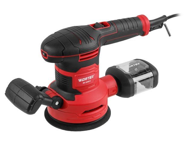 эксцентриковая шлифмашина wortex rs 1245 e в кор. 430 вт, 125 мм, 7000-14000 об/мин (амплитуда колебаний 2 мм, регул. об., доп. рукоятка.) 1333395 от BTSprom.by