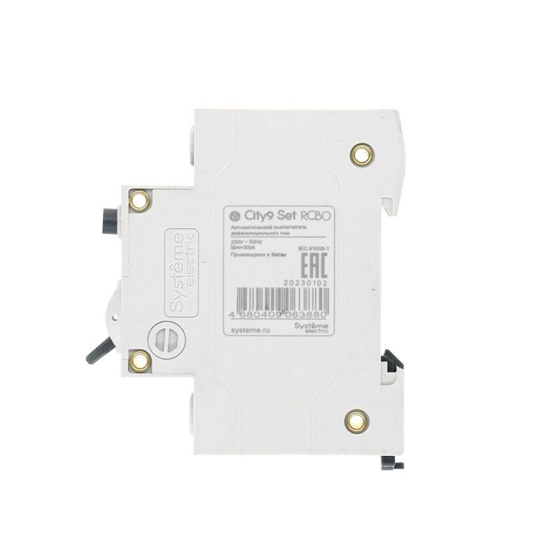  Выключатель автоматический дифференциального тока 2п (1P+N) C 25А 30мА тип A 4.5кА City9 Set 230В SE C9D55625 фото в каталоге от BTSprom.by