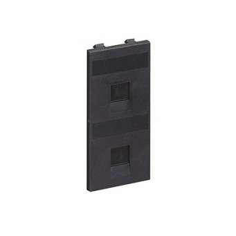 адаптер на 2 rj45 коннектора защ. шторки графит simonconnect s76b-14 от BTSprom.by