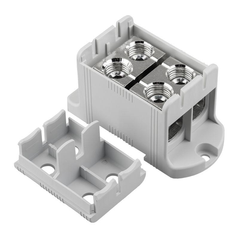  Клемма вводная силовая распределительная КВС 16-95кв.мм 2-рядная сер. Rexant 11-2115 фото в каталоге от BTSprom.by
