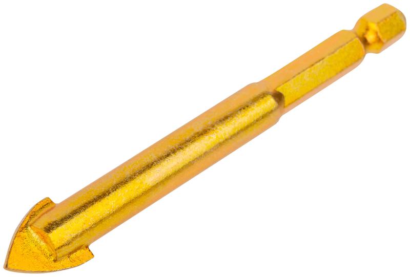  Сверло универсальное по кафелю стеклу керамограниту бетону кирпичу 12х85мм шестигранный U-хвостовик под биту КУРС 35187 фото в каталоге от BTSprom.by