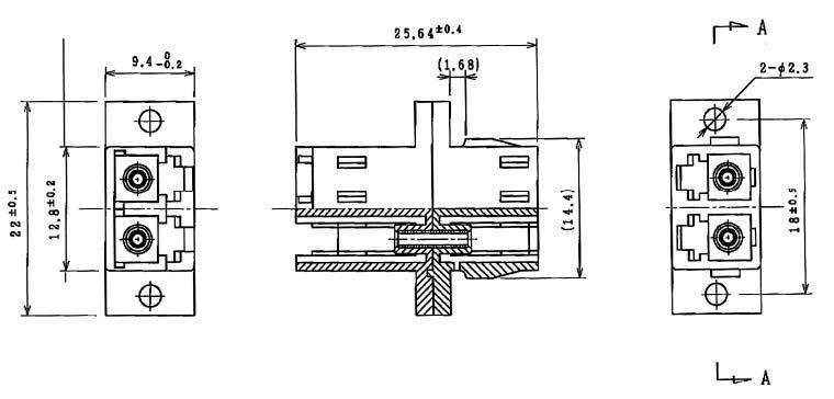 соединитель проходной lc-lc duplex sm (для одномодового кабеля) корпус пластмассовый (sc adapter simplex dimension) dlc-dlc-sm cabeus 7132c от BTSprom.by