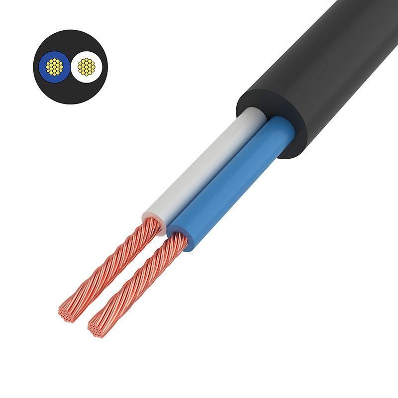 провод пвс 2x0.75 ч (уп.20м) rexant 01-8031-20 от BTSprom.by
