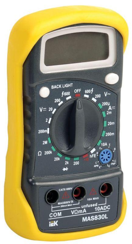 мультиметр цифровой master mas830l iek tmd-3l-830 от BTSprom.by