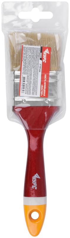  Кисть флейцевая "Мастер" 2дюйм (50мм) натур. щетина деревянная ручка КУРС 00835 фото в каталоге от BTSprom.by