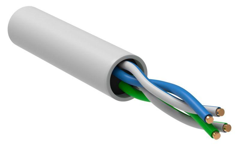 кабель витая пара u/utp кат.5e 2х2х24awg solid lszh бел. (500м) (м) itk lc1-c5e02-128 от BTSprom.by