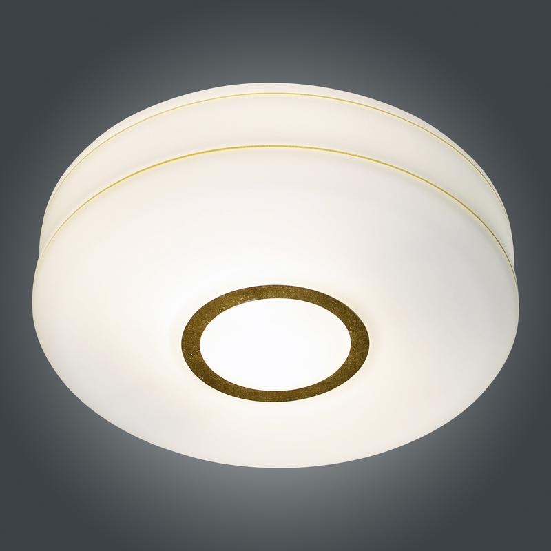  Светильник "Ролла" 300 НПО 22-2х60-210 опал матов. золото ИУ Элетех 1005154022 фото в каталоге от BTSprom.by