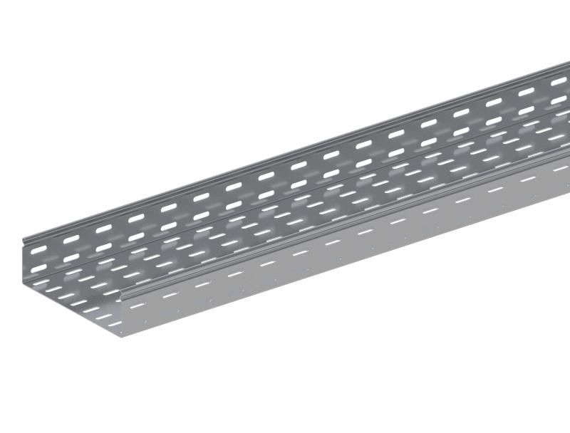 Лоток монтажный прямой замковый перфорированный 200х80 L2000 сталь 1.2мм ЛППЗ.200.80.2000.1.2.1 СОЭМИ Н0121131534 от BTSprom.by