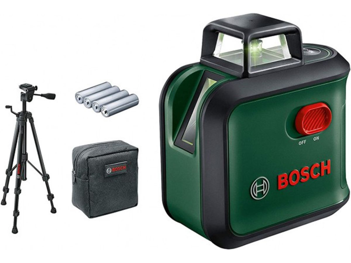нивелир лазерный линейный bosch advanced level 360 set со штативом в кор. (проекция: крест, до 24 м, +/- 0.40 мм/м, резьба 1/4") 0603663b04 от BTSprom.by