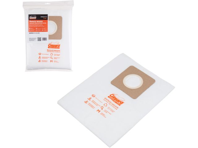 мешок для пылесоса wortex vc 3016 ws сменный улучшенный (5 шт.) gepard gp90190-125 от BTSprom.by