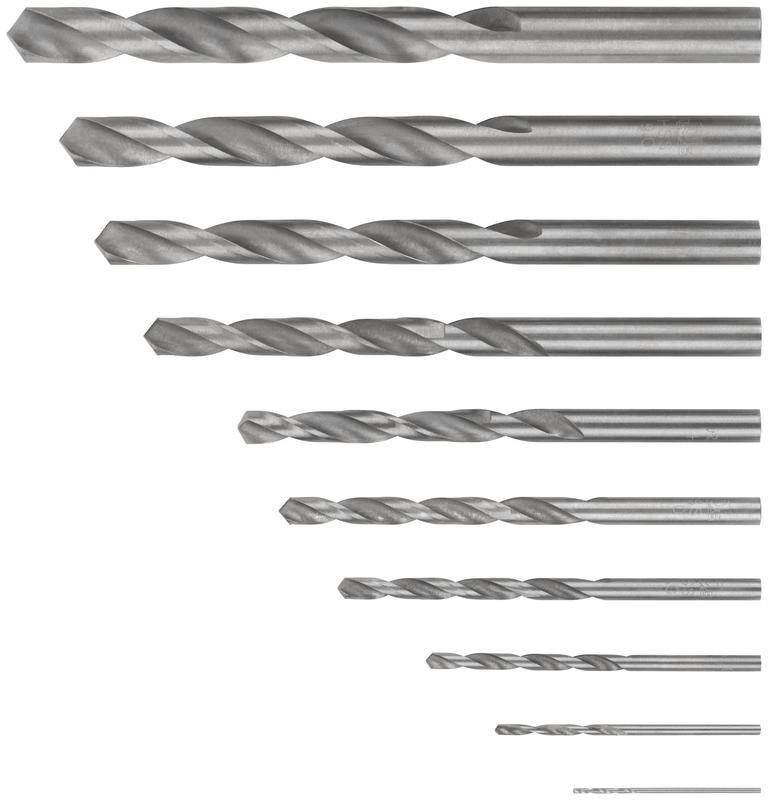  Набор сверл по металлу HSS угол заточки 118град. пласт. кейс 10шт (1-2-3-4-5-6-7-8-9-10мм) MOS 35601М фото в каталоге от BTSprom.by