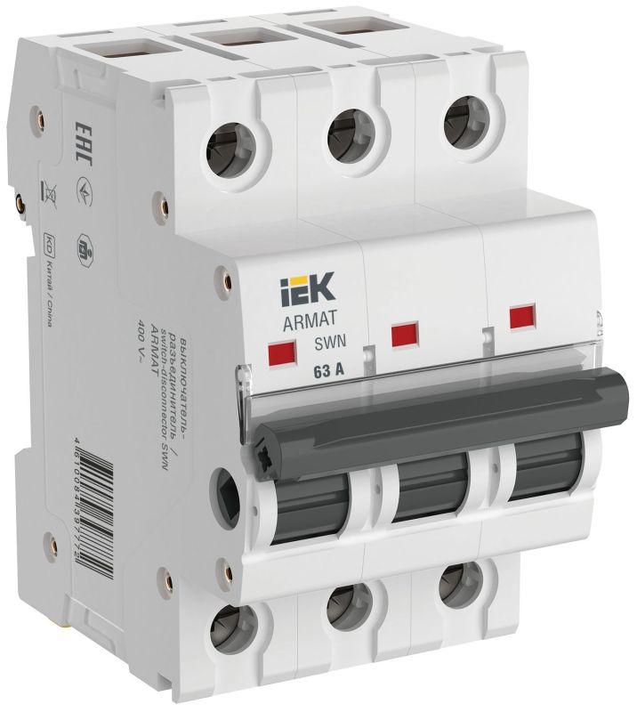 выключатель-разъединитель swn 3п 63а armat iek ar-swn-3-063 от BTSprom.by