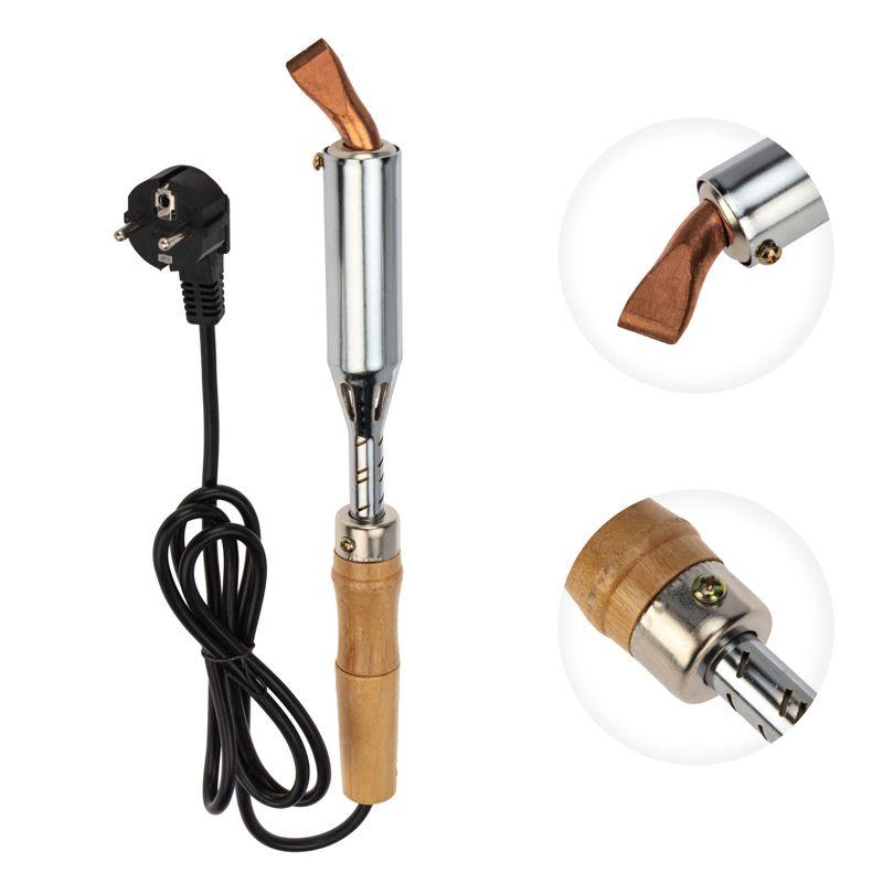  Паяльник ПД 220В 200Вт деревянная ручка Rexant 12-0211 фото в каталоге от BTSprom.by