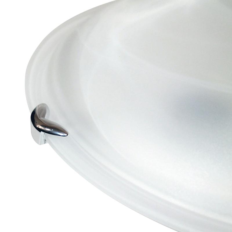  Светильник НПБ 01-60-125 "Дюна" d300 М02 1х60Вт E27 IP20 бел./клипса хром Элетех 1005150646 фото в каталоге от BTSprom.by