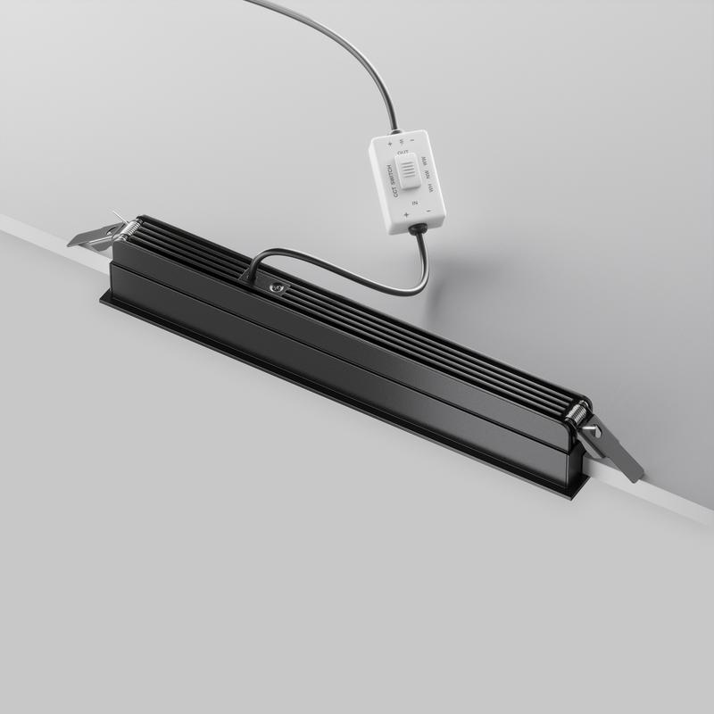  Светильник Parete 12Вт 2700К-4000К 70град. встраив. Maytoni DL100-12W2.7-3-4K-B фото в каталоге от BTSprom.by