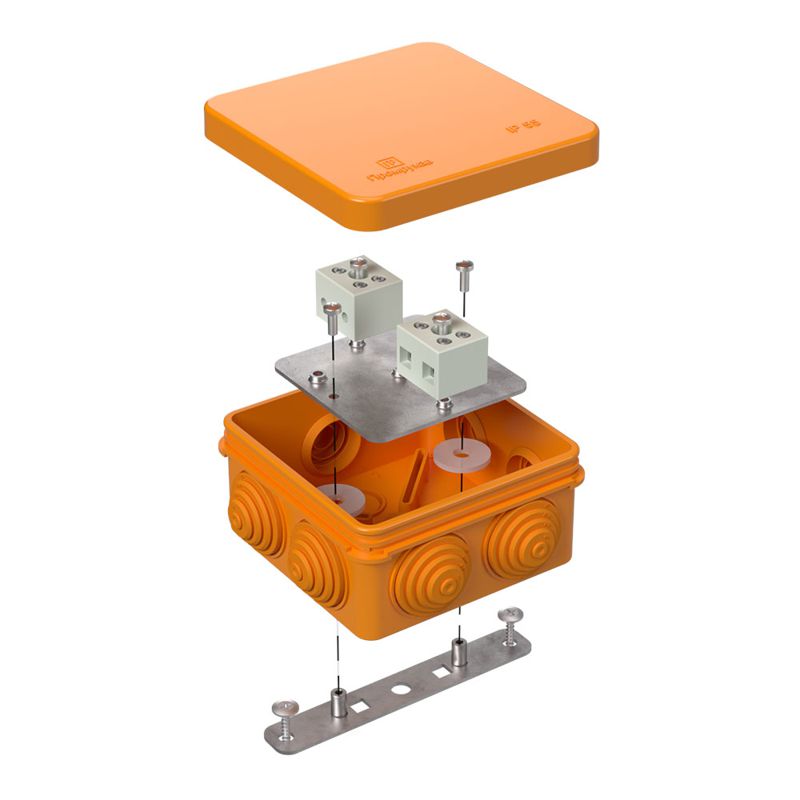 коробка огнестойкая оп 40-0210-fr6.0-4 е15-е120 80х80х40 промрукав 40-0210-fr6.0-4 от BTSprom.by