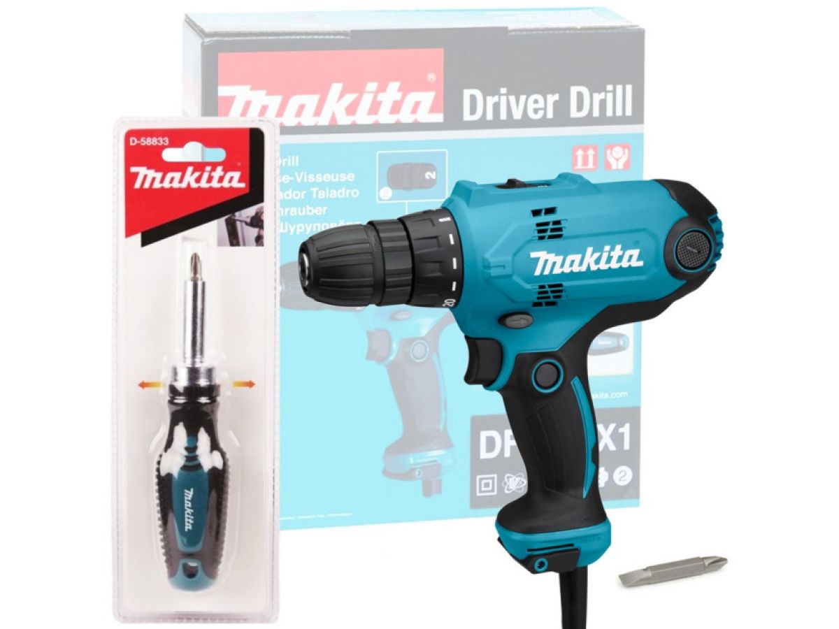 дрель-шуруповерт makita df0300x1 в кор. + отвертка d-58833 df0300x1 от BTSprom.by