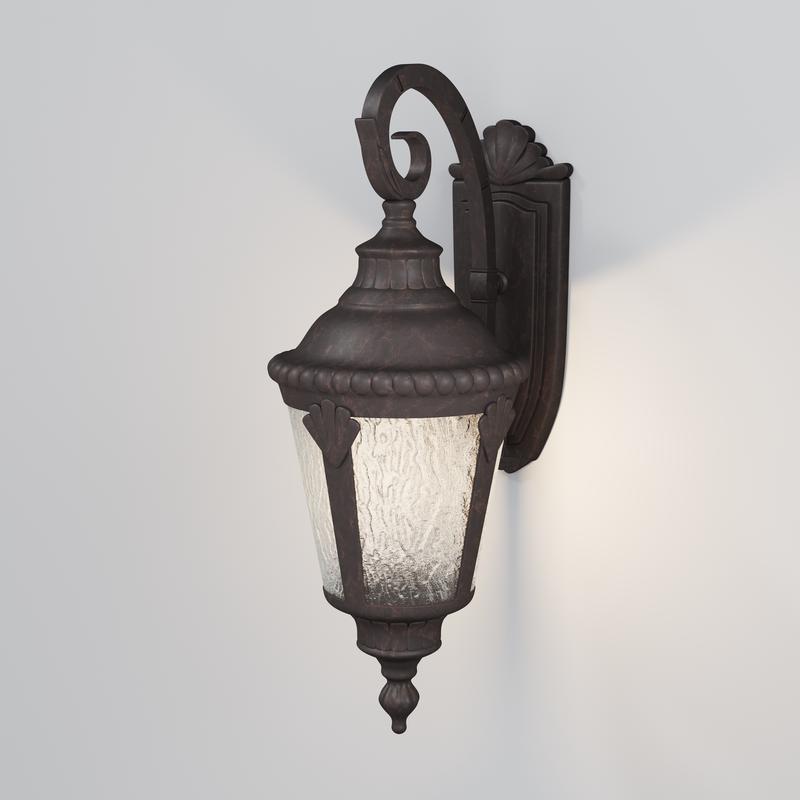  Светильник Goiri 1х60Вт E27 IP44 бра настен. Maytoni O029WL-01BZ фото в каталоге от BTSprom.by