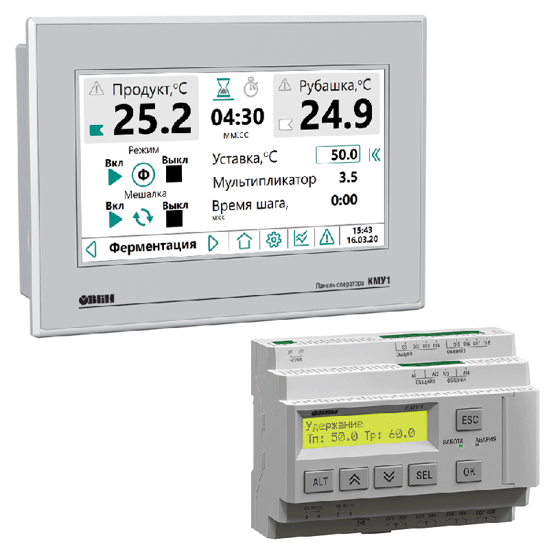 устройства управления пищевым оборудованием кму1-230.вдп.к овен 101308 от BTSprom.by